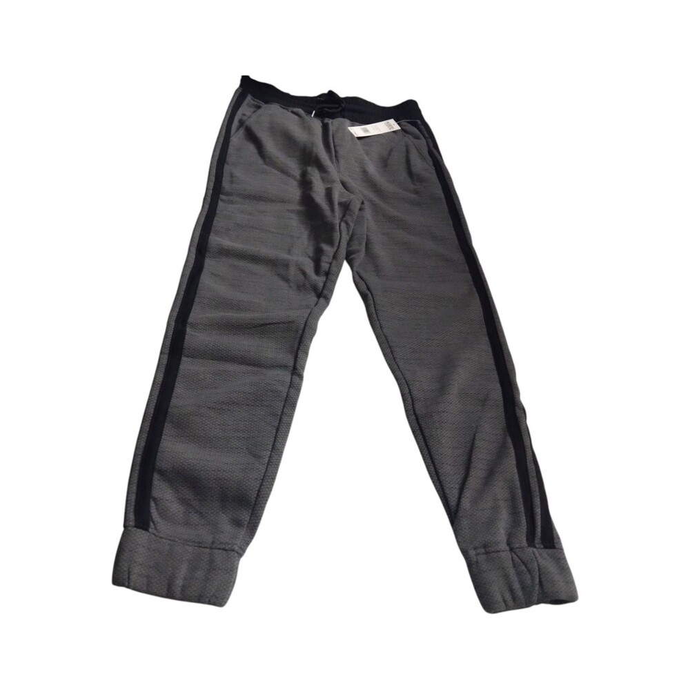 Modern Culture Men's Gray Jogger Pants with Black Side Stripe New Size L